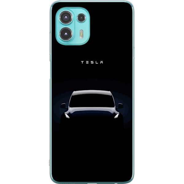 Motorola Edge 20 Lite Genomskinligt Skal Tesla