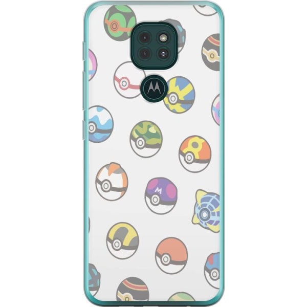 Motorola Moto G9 Play Läpinäkyvä kuori Pokemon