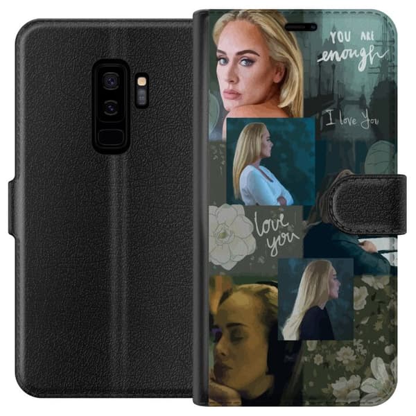 Kompatibel Tegnebogsetui til Samsung Galaxy S9+ Adele