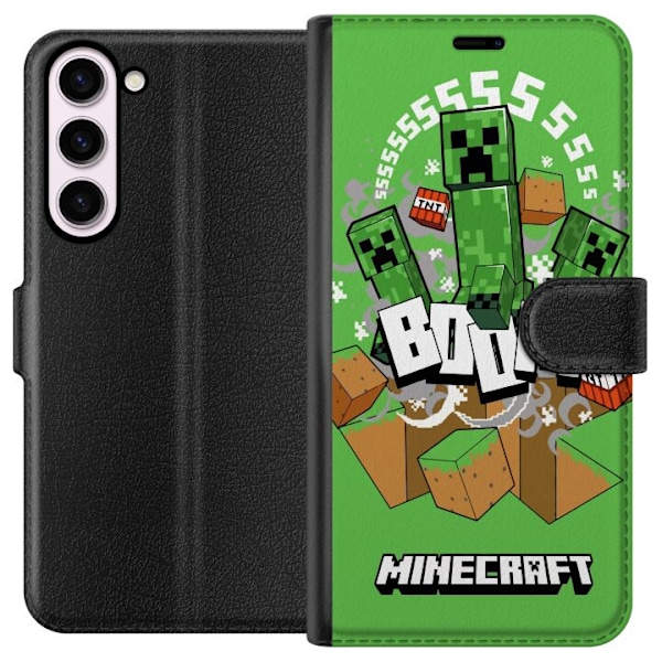 Samsung Galaxy S23+ Plånboksfodral Minecraft Boom