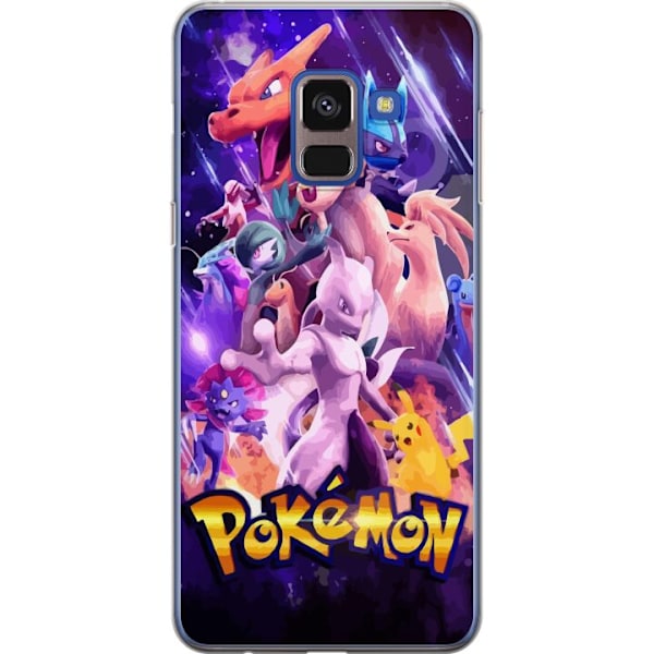 Samsung Galaxy A8 (2018) Gjennomsiktig deksel Pokemon