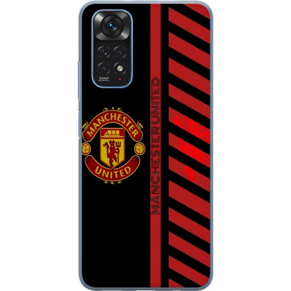 Xiaomi Redmi Note 11S Gjennomsiktig deksel Manchester United