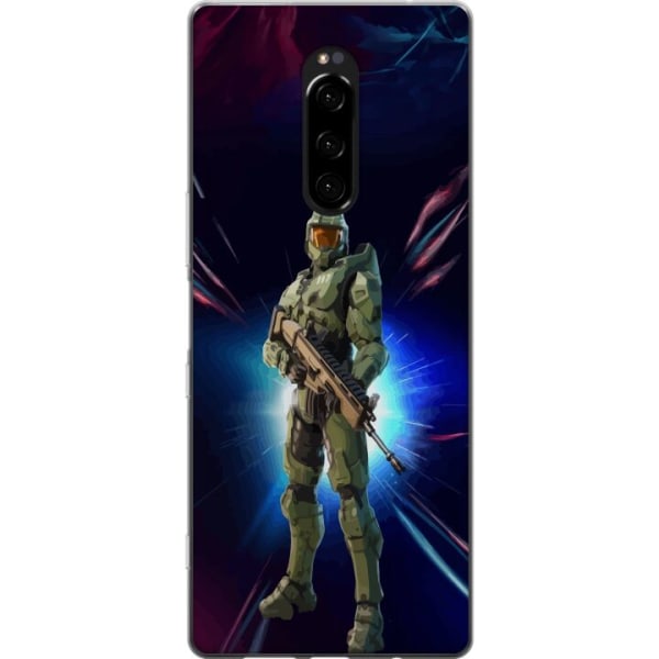 Sony Xperia 1 Gennemsigtig cover Fortnite - Master Chief