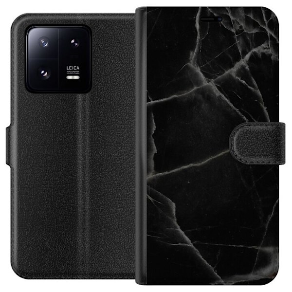 Xiaomi 13 Pro Tegnebogsetui Sort marmor