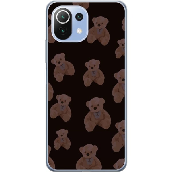 Xiaomi Mi 11 Lite Gjennomsiktig deksel En bjørn flere bjørne