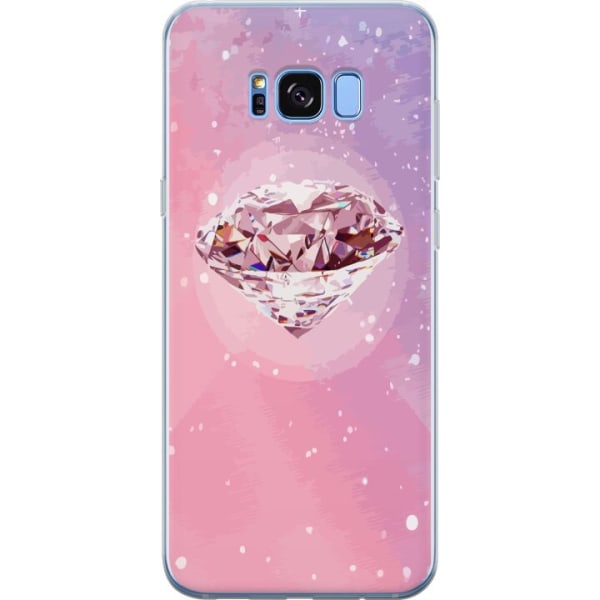 Samsung Galaxy S8 Genomskinligt Skal Glitter Diamant