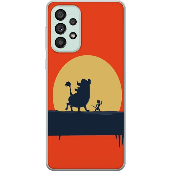 Samsung Galaxy A73 5G Gennemsigtig cover Hakuna Matata