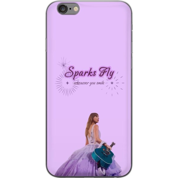 Apple iPhone 6 Plus Läpinäkyvä kuori Taylor Swift - Sparks