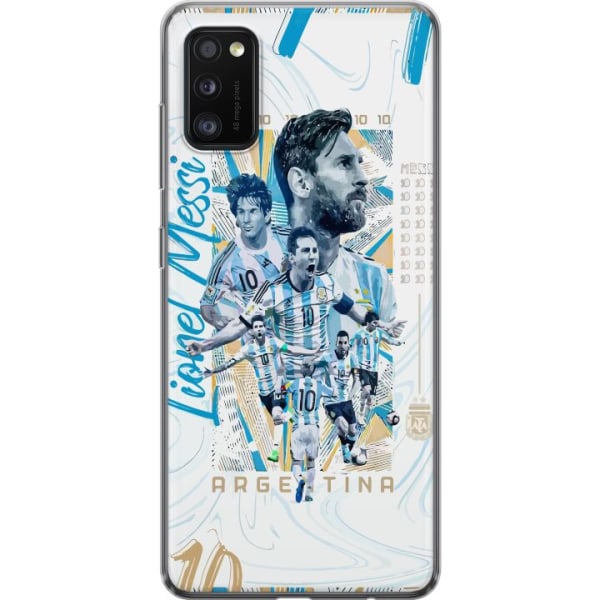 Samsung Galaxy A41 Gennemsigtig cover Lionel Messi