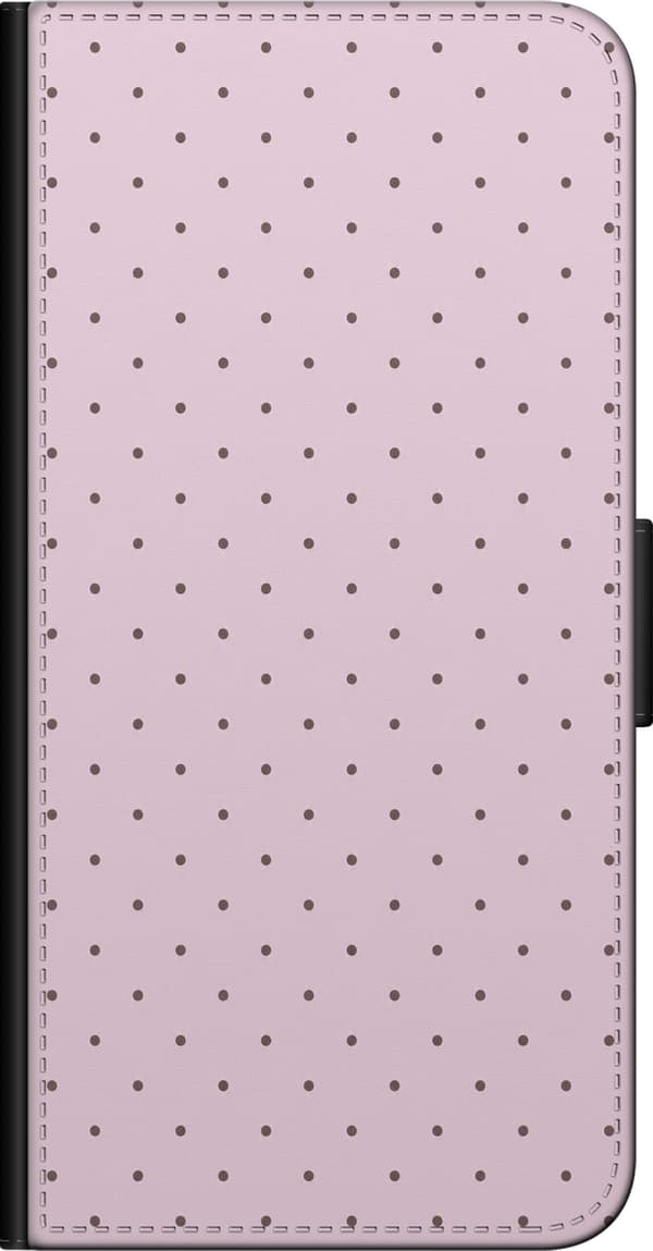 Kompatibelt Lommeboketui til Samsung Galaxy Note20 Ultra Rosa miniprikker rosa