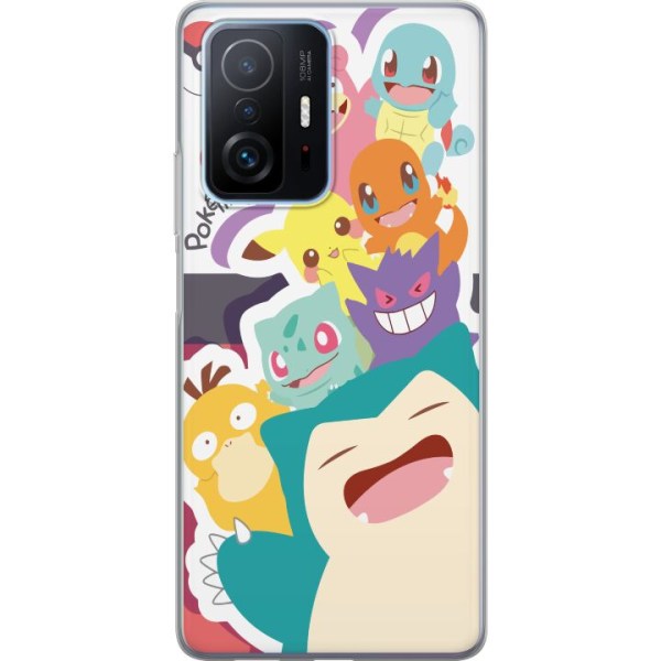 Xiaomi 11T Gjennomsiktig deksel Pokemon