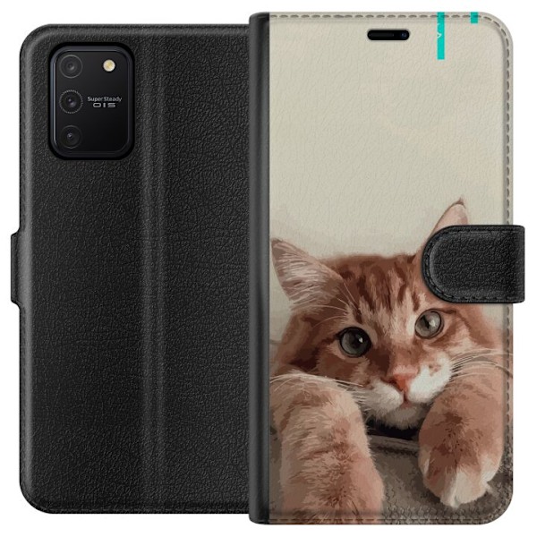 Samsung Galaxy S10 Lite Plånboksfodral Katt