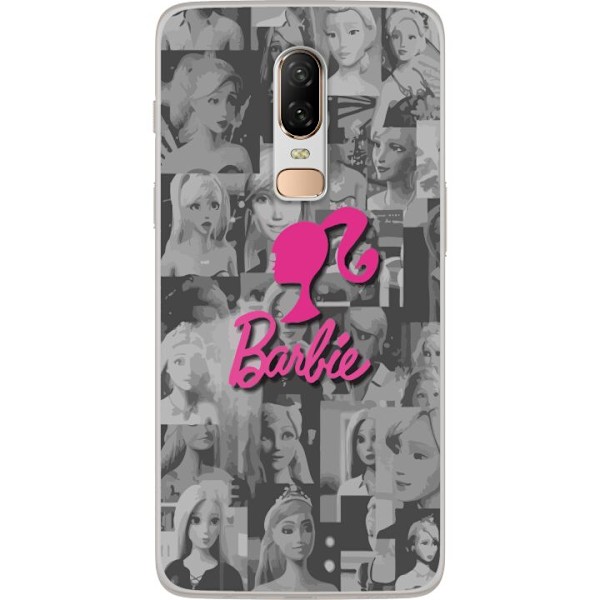 OnePlus 6 Läpinäkyvä kuori Barbie