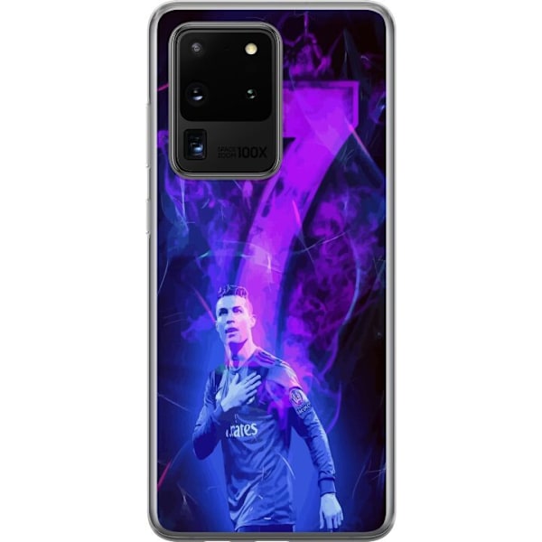 Samsung Galaxy S20 Ultra Läpinäkyvä kuori Ronaldo 7