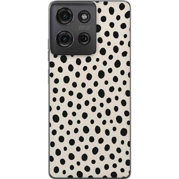 Motorola Moto G75 Genomskinligt Skal Dot Dance