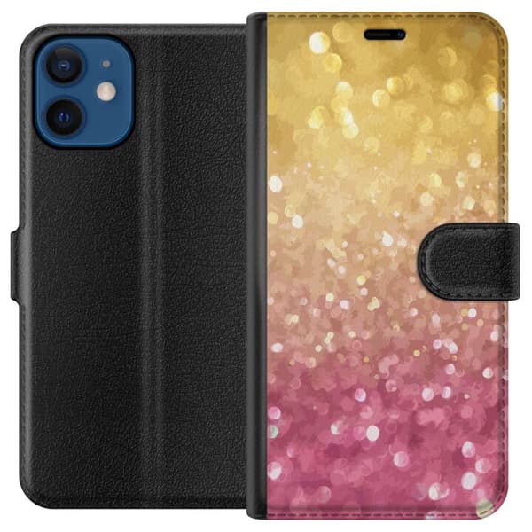 Yhteensopiva Lompakkokotelo Apple iPhone 12 Kimaltelee