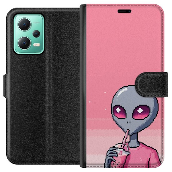 Xiaomi Redmi Note 12 Tegnebogsetui Alien Smoothie