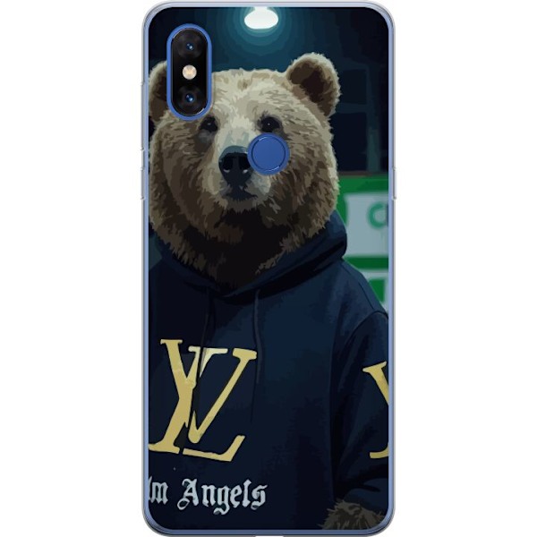 Xiaomi Mi Mix 3 Läpinäkyvä kuori LV Björn Palm Angels