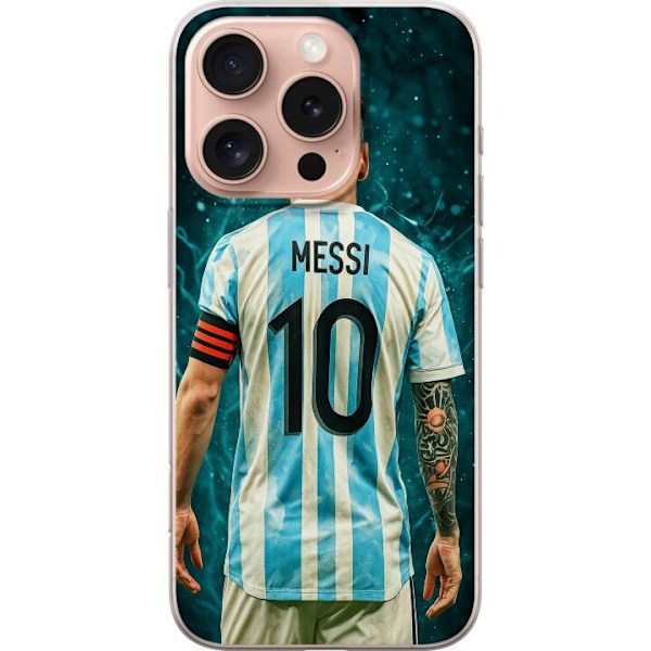 Apple iPhone 16 Pro Läpinäkyvä kuori Messi