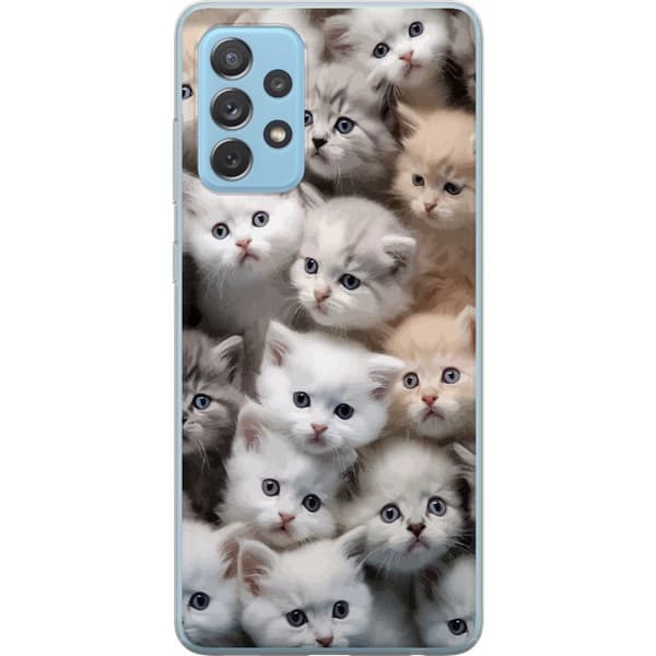 Kompatibelt Mobilskal till Samsung Galaxy A52 5G Katter
