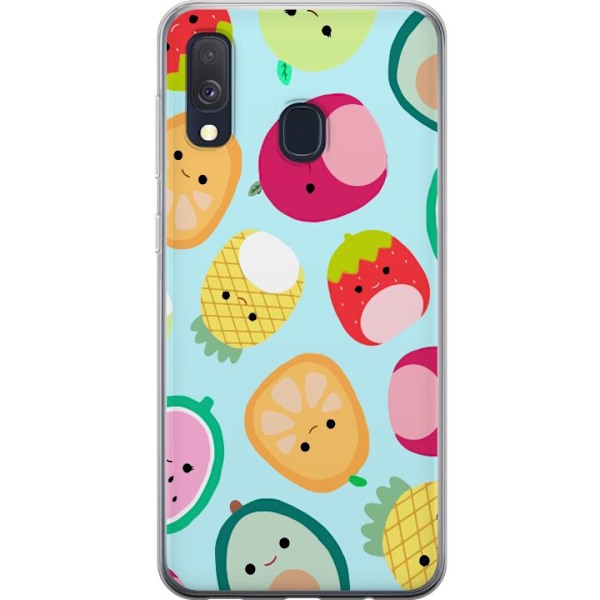 Samsung Galaxy A40 Läpinäkyvä kuori Squishmallow