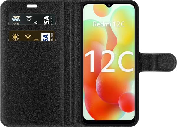 Kompatibel Tegnebogsetui til Xiaomi Redmi 12C Grå spelkonsol grå