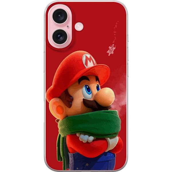 Apple iPhone 16 Gennemsigtig cover Super Mario Bros