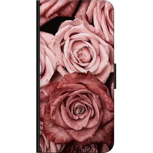 Kompatibelt Lommeboketui til Samsung Galaxy A20s Roser