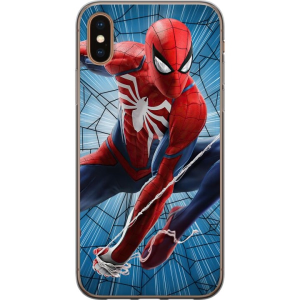 Apple iPhone X Cover / Mobilcover - Spidermand