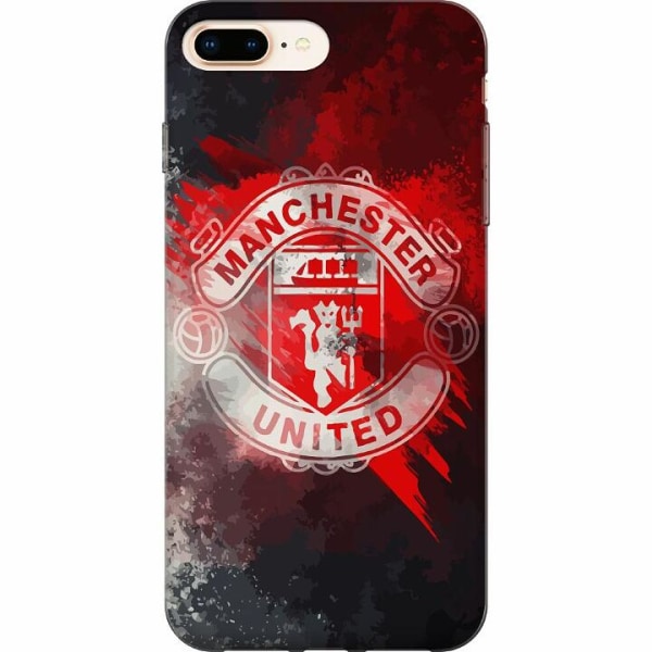 Apple iPhone 8 Plus TPU Mobilskal Manchester United FC