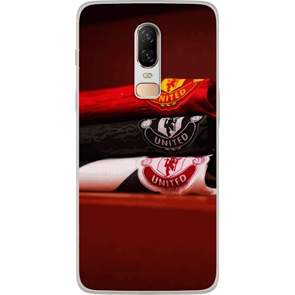 OnePlus 6 Läpinäkyvä kuori Manchester United