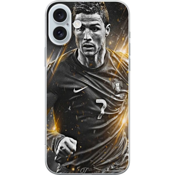 Apple iPhone 16 Plus Läpinäkyvä kuori Ronaldo