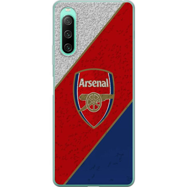 Sony Xperia 10 IV Gennemsigtig cover Arsenal