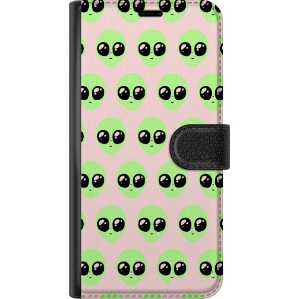 Apple iPhone 13 Pro Plånboksfodral Grön utomjording