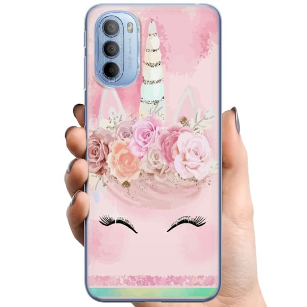 Motorola Moto G31 TPU Matkapuhelimen kuori Unikorni