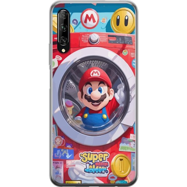 Huawei P smart Pro 2019 Läpinäkyvä kuori Mario