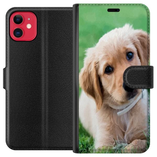 Kompatibel Tegnebogsetui til Apple iPhone 11 Hund
