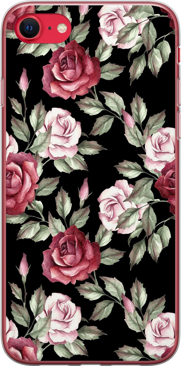 Kompatibelt Mobilskal till Apple iPhone SE (2022) Blommor
