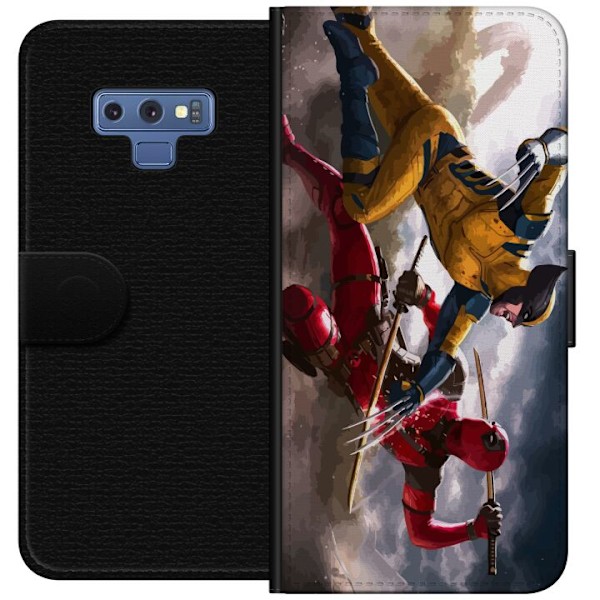 Samsung Galaxy Note9 Tegnebogsetui Wolverine Deadpool