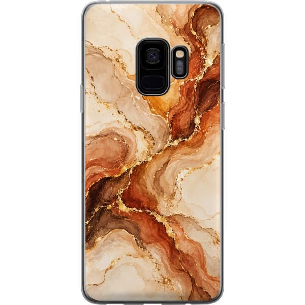 Kompatibelt Mobildeksel til Samsung Galaxy S9 Høstagat beige