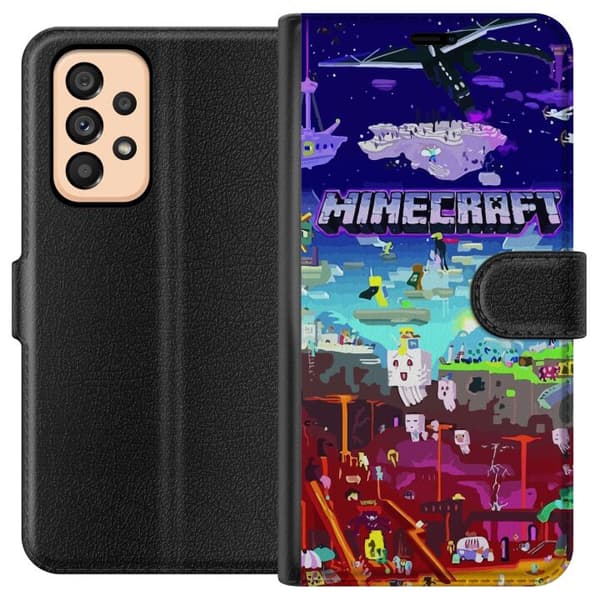 Kompatibelt Plånboksfodral till Samsung Galaxy A53 5G Minecraft