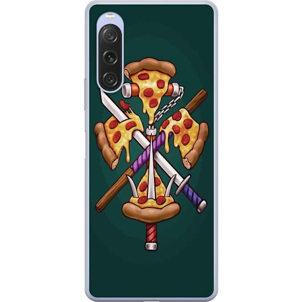 Sony Xperia 10 V Läpinäkyvä kuori Pizza