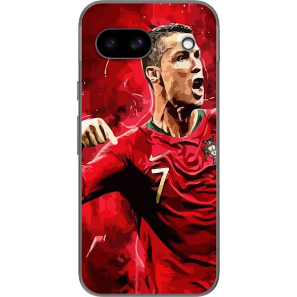 Google Pixel 8a Läpinäkyvä kuori Ronaldo