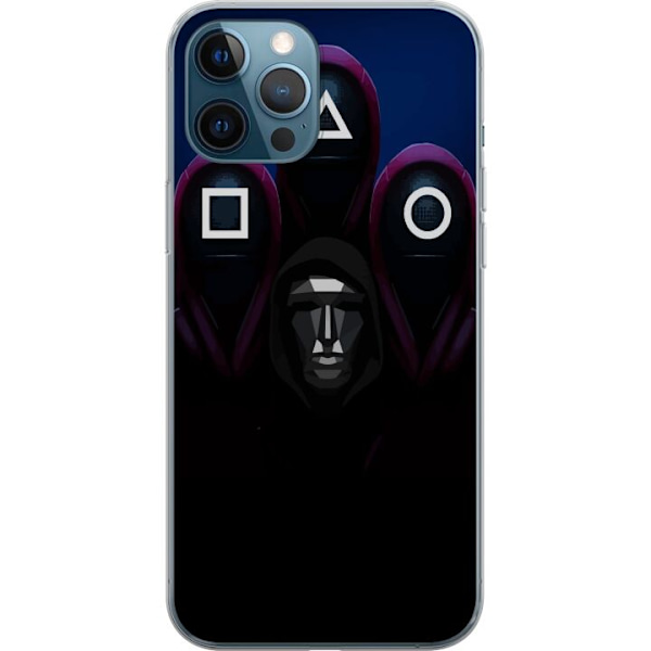 Apple iPhone 12 Pro Gennemsigtig cover Squid Game Sæson 3 Nye Ikon Populær Serie TV Motiv Asiatisk Drama Trend Iconisk Grafisk Design