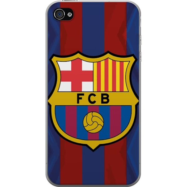 Apple iPhone 4 Gjennomsiktig deksel FCB Barcelona