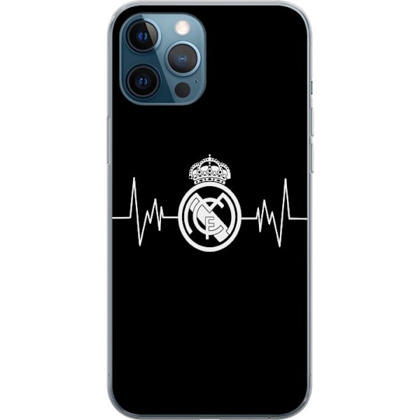 Apple iPhone 12 Pro Läpinäkyvä kuori Real Madrid CF