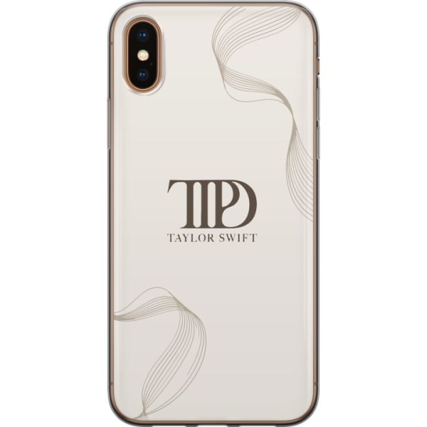 Apple iPhone XS Max Gennemsigtig cover Taylor Swift
