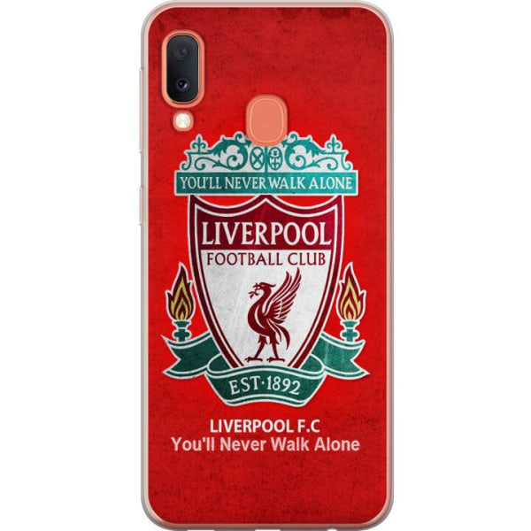 Samsung Galaxy A20e Gennemsigtig cover Liverpool