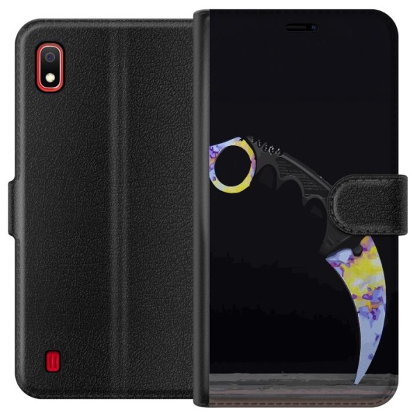 Samsung Galaxy A10 Lommeboketui Karambit / Butterfly / M9 Bayo