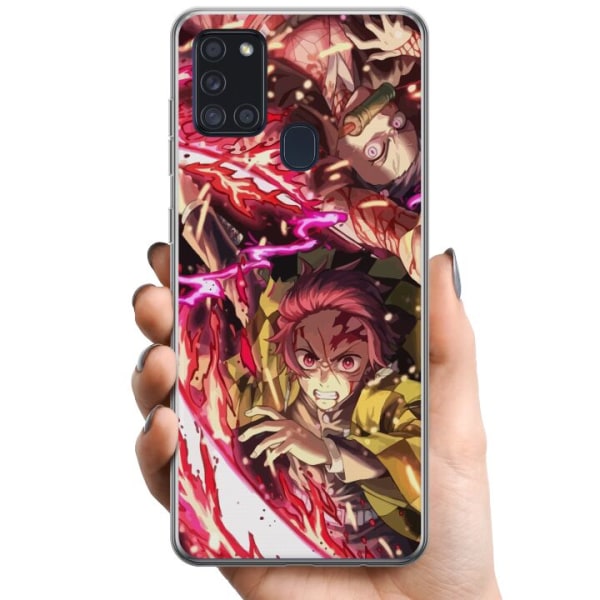 Samsung Galaxy A21s TPU Matkapuhelimen kuori Demon Slayer